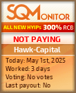 Hawk-Capital HYIP Status Button