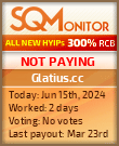 Glatius.cc HYIP Status Button