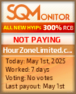 HourZoneLimited.com Project Status Button