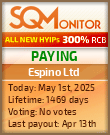 Espino Ltd HYIP Status Button