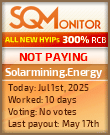 Solarmining.Energy HYIP Status Button