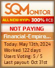 Financial-Empire.biz HYIP Status Button