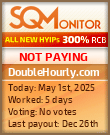 DoubleHourly.com Project Status Button