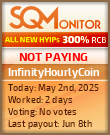 InfinityHourlyCoin HYIP Status Button