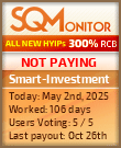 Smart-Investment HYIP Status Button