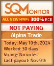 Alpina Trade HYIP Status Button