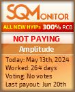Amplitude HYIP Status Button