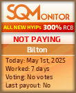 Bilton Project Status Button