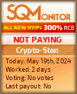 Crypto-Stan HYIP Status Button