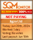 Jigzo Ltd HYIP Status Button