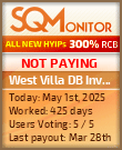 West Villa DB Investment HYIP Status Button