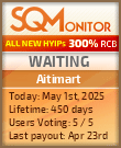 Aitimart HYIP Status Button