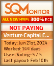 Venture Capital Express HYIP Status Button