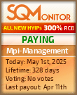 Mpi-Management Project Status Button