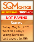 Exango Project Status Button