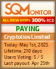 Cryptolios Limited Project Status Button