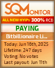 Bitbillionaire Limited Project Status Button