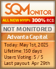 Advanta Capital Project Status Button