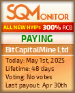 BitCapitalMine Ltd Project Status Button