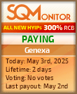Genexa Project Status Button