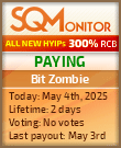 Bit Zombie Project Status Button