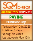 BlindMonkey Project Status Button