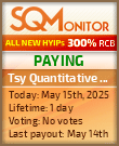 Tsy Quantitative Trading Project Status Button