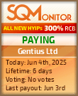 Gentius Ltd Project Status Button