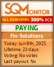 Fin-Solutions Project Status Button