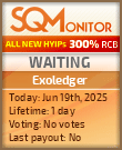 Exoledger Project Status Button