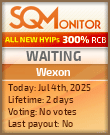 Wexon Project Status Button