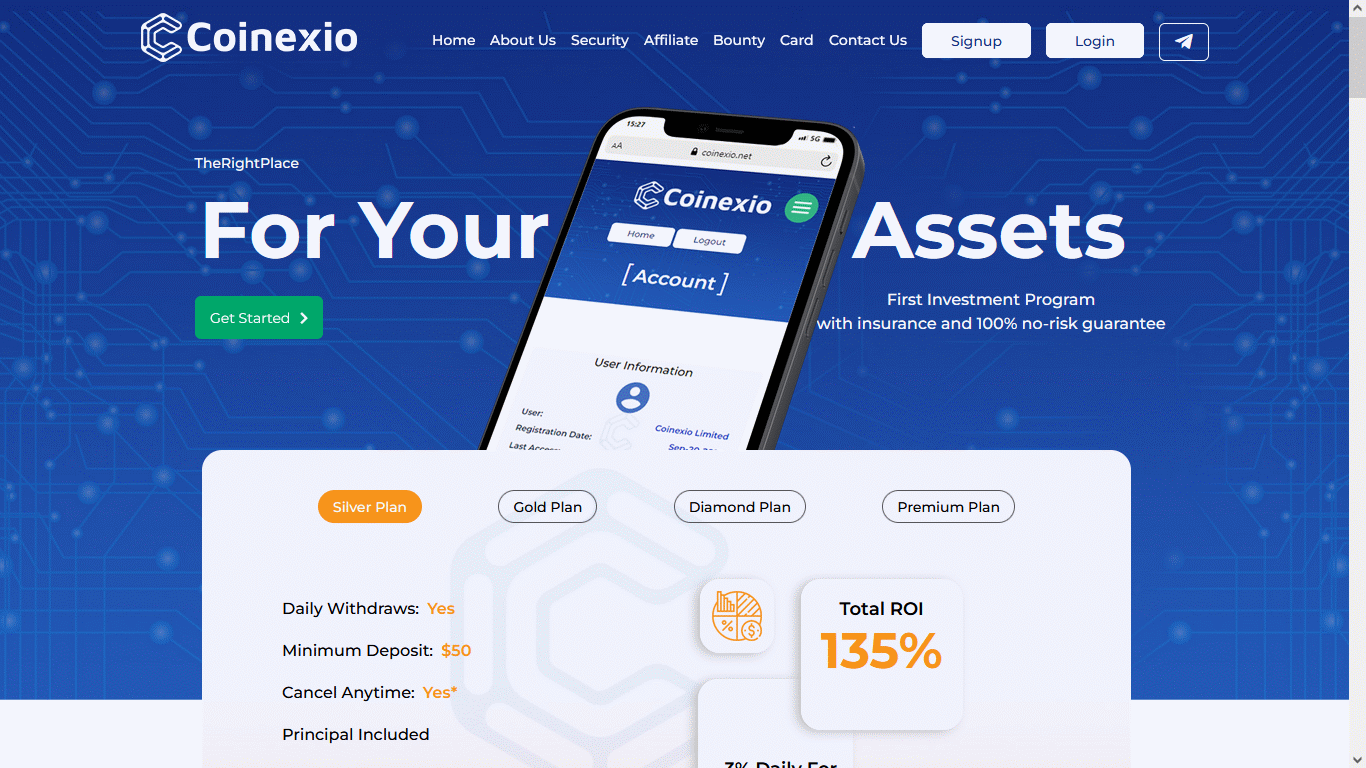 Coinexio Limited - coinexio.net 8207_1