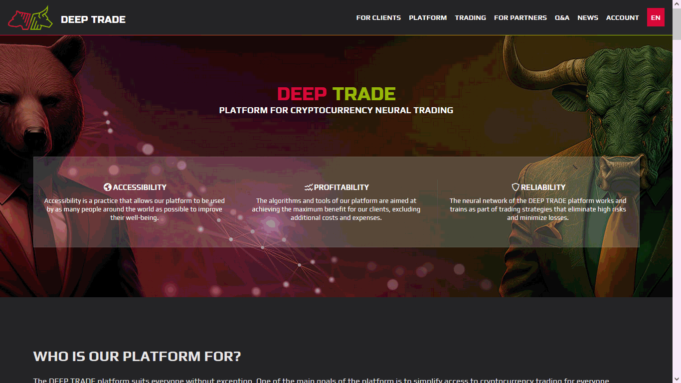 Deep Trade - deep-trade.online 8375_1