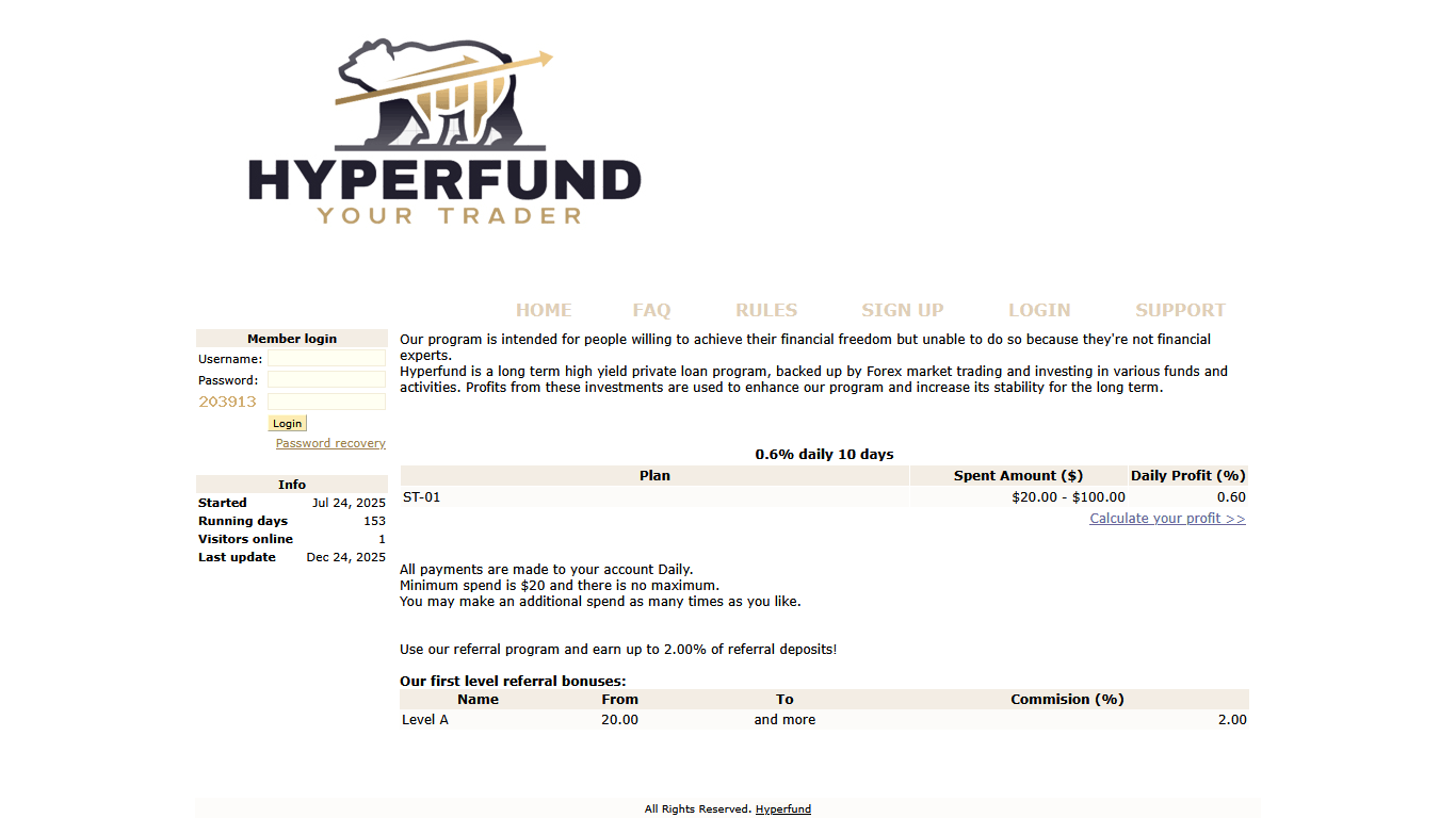 Вложить в Hyperfund hyperfund.trade