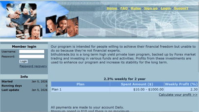 Вложить в BitHubTrade Ltd bithubtrade.biz