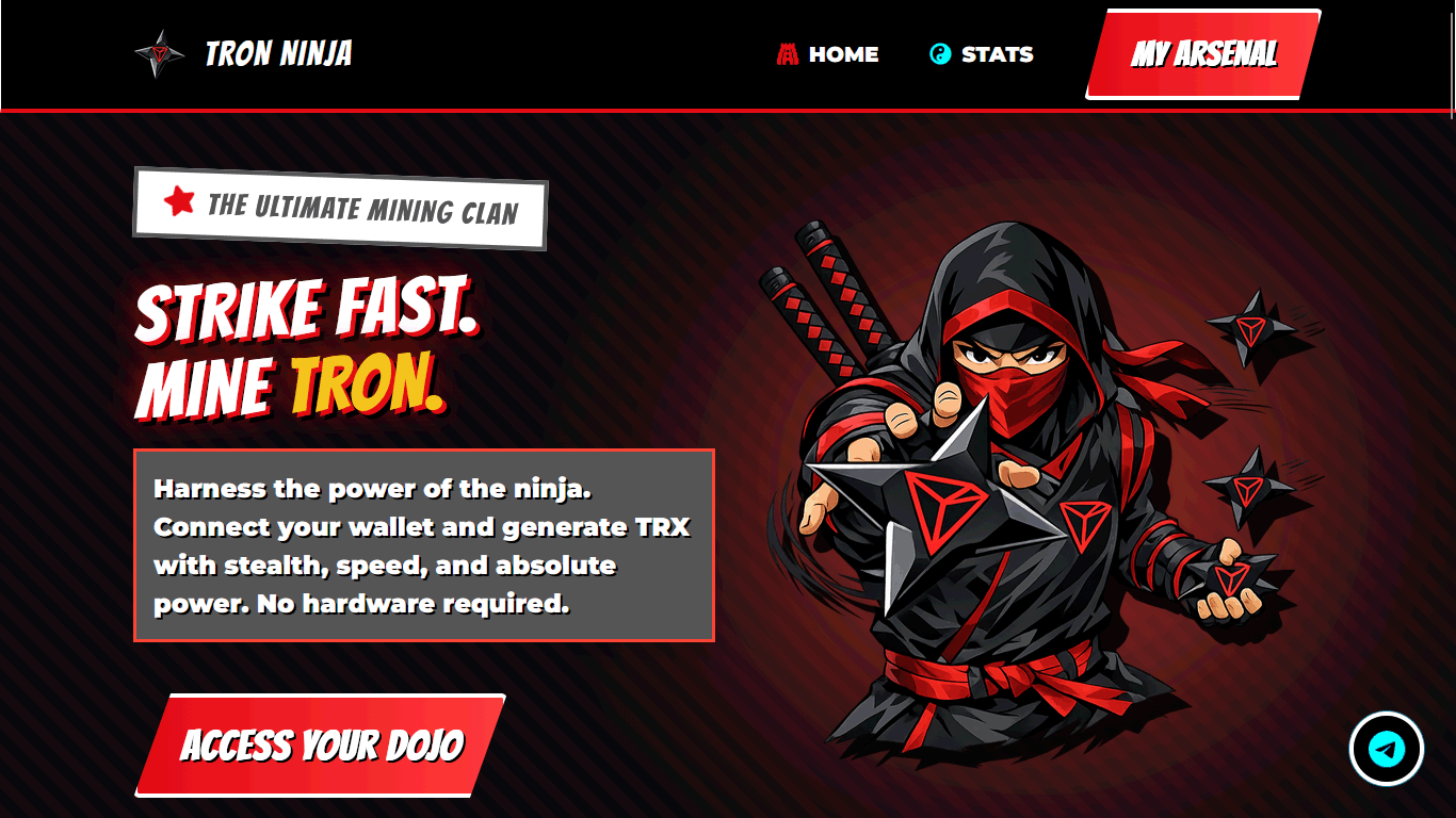 Вложить в Tron Ninja tron-ninja.xyz