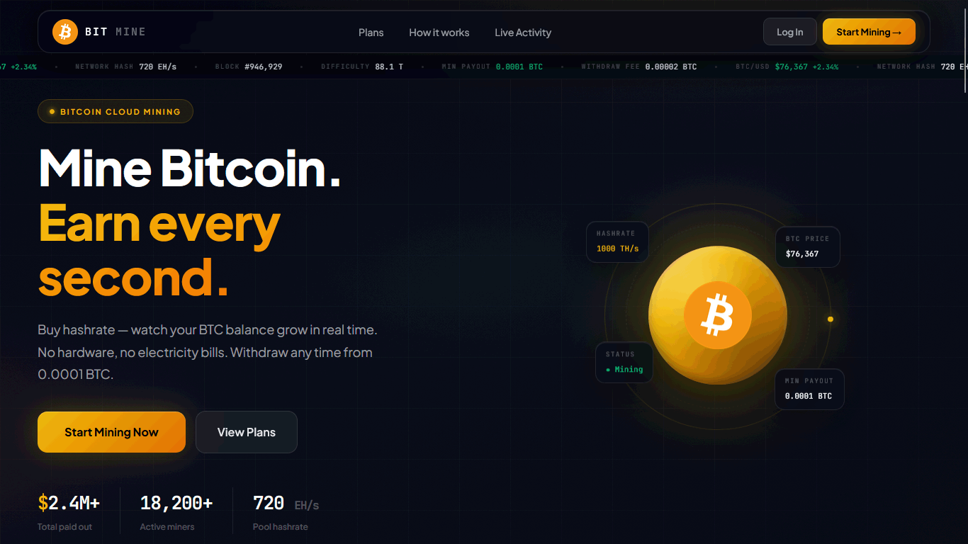 Invest in Bitmine bitcoinmine.app