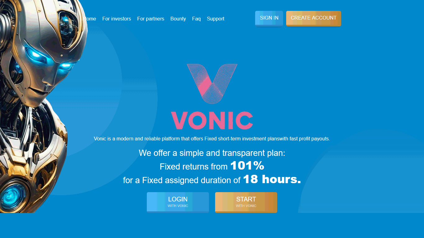 Invest in Vonic vonic.pro