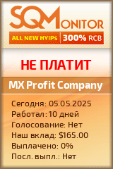 Кнопка Статуса для Хайпа MX Profit Company