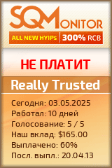 Кнопка Статуса для Инвест-Проекта Really Trusted