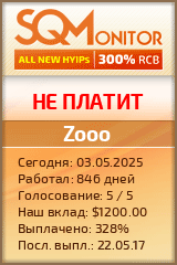 Кнопка Статуса для Инвест-Проекта Zooo