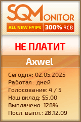 Кнопка Статуса для Инвест-Проекта Axwel