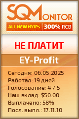 Кнопка Статуса для Инвест-Проекта EY-Profit