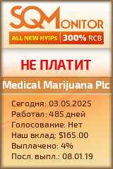 Кнопка Статуса для Инвест-Проекта Medical Marijuana Plc