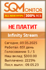 Кнопка Статуса для Инвест-Проекта Infinity Stream