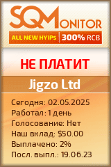 Кнопка Статуса для Инвест-Проекта Jigzo Ltd
