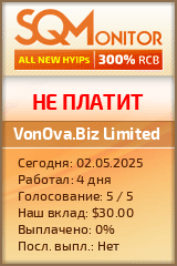 Кнопка Статуса для Инвест-Проекта VonOva.Biz Limited