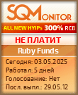 Кнопка Статуса для Хайпа Ruby Funds