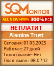 Кнопка Статуса для Хайпа Alamina Trust