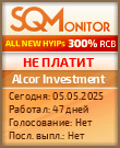 Кнопка Статуса для Хайпа Alcor Investment